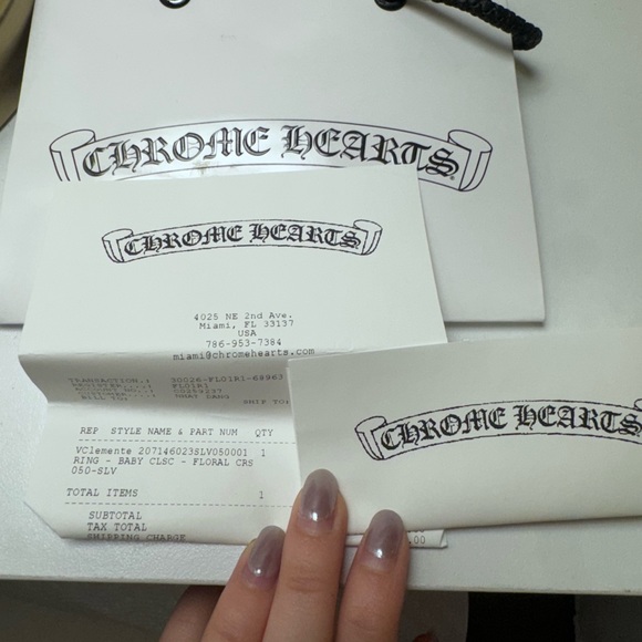 Chrome Heart Baby Floral ring 5 - Picture 3 of 10